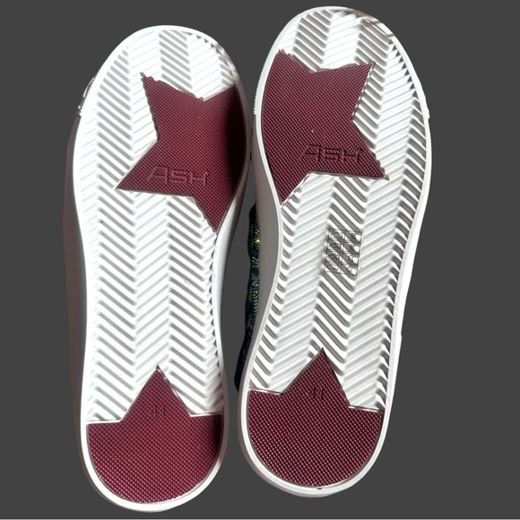 Women's Blue Malibu Strass Crystals Sneakers (Sz 41 / Fits 10-10.5) (NWOT) - Picture 5 of 11